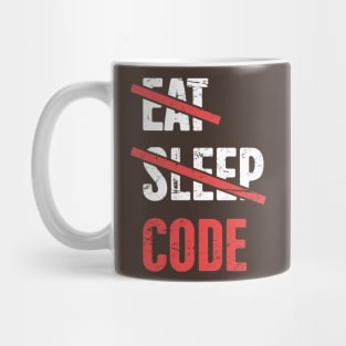 Eat Sleep Code – Programmer Quote Mug